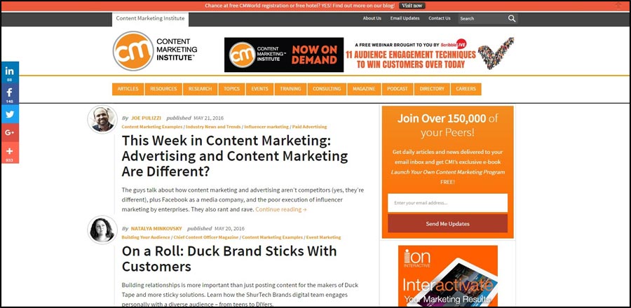 15 Best Digital Marketing Blogs to update your knowledge about Online Marketing in 2016